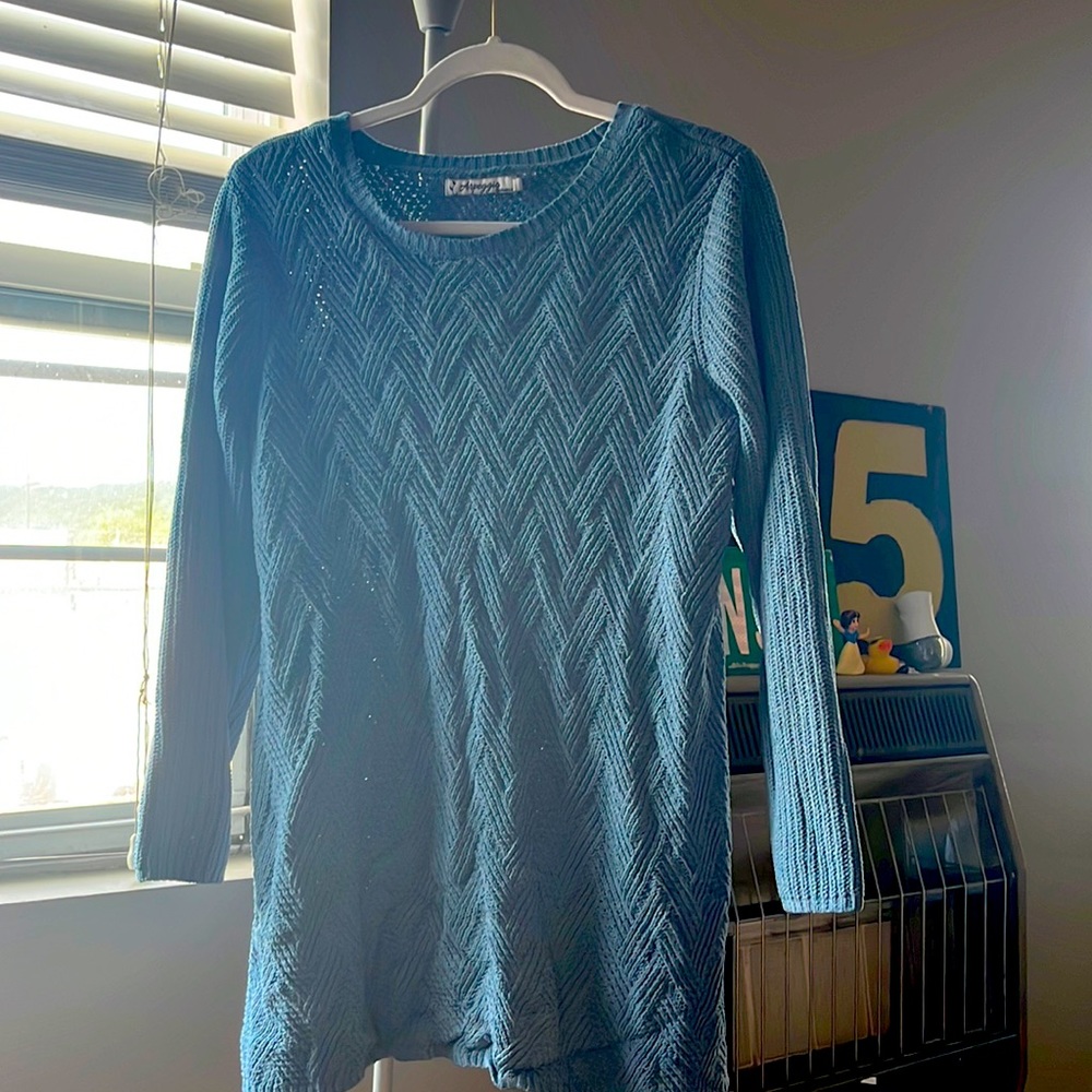 Blue sweater